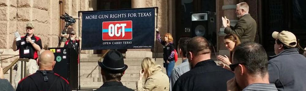 Texans Rally in Support of Open Carry