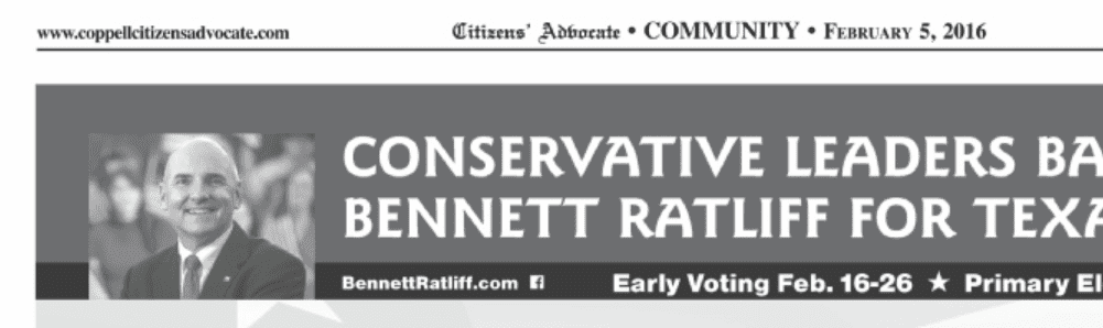 Liberals, Lobbyists, Losers, and Lame Ducks For Ratliff