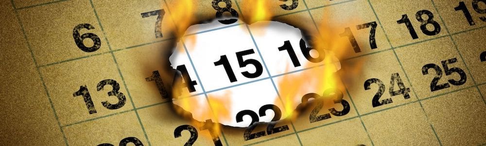 Calendars Grow Longer & Delay Tactics Make Appearance
