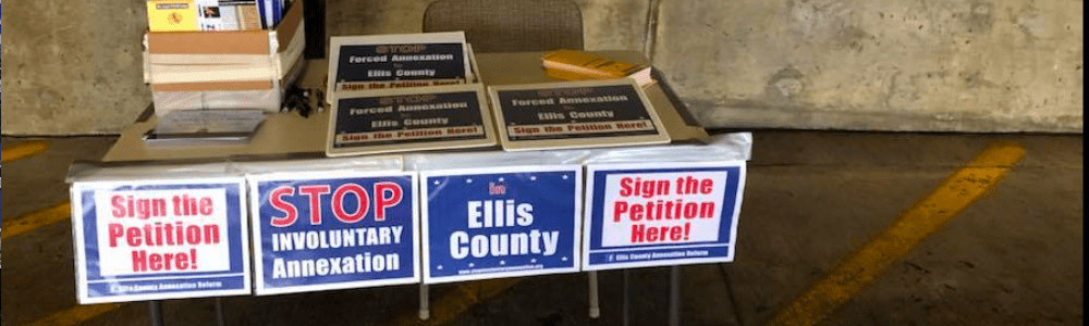 Ellis County Citizens Petition to Stop Forced Annexation