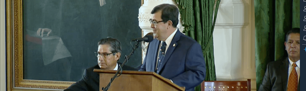 Pete Flores Sworn In As First Hispanic Republican Senator