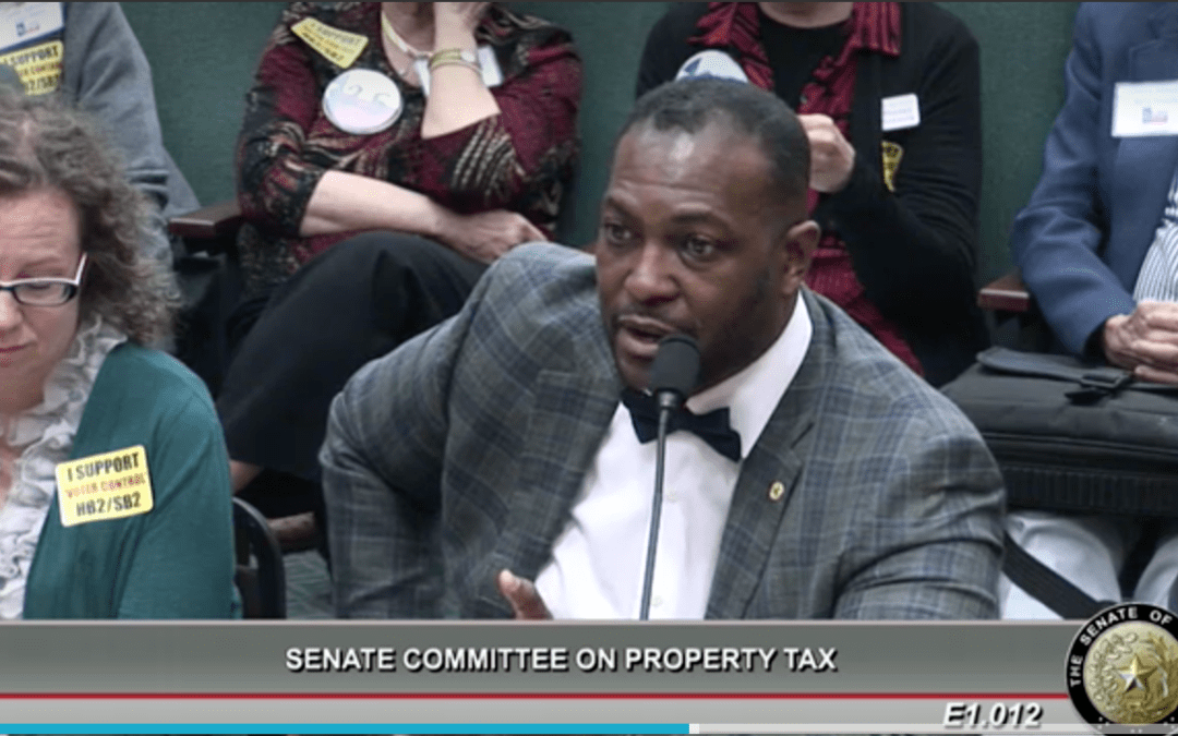 Dallas Mayor Pro-Tem Thomas Calls Property Tax Reform a “Threat”