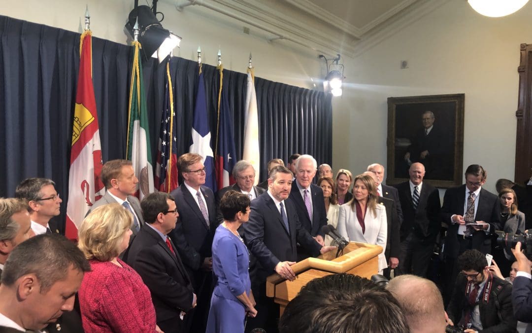 Cruz and Cornyn Join Texas Senate Republicans in Demanding Border Security
