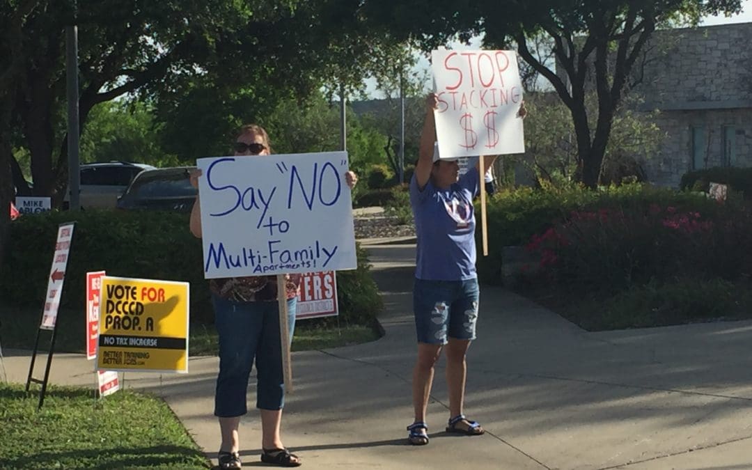 Dallas Residents Protest High-Density Development