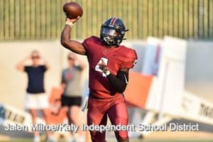 Katy Tompkins junior QB Milroe has Falcons soaring