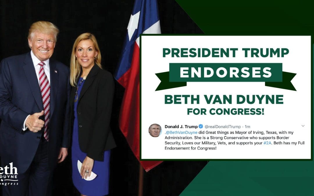 Trump Endorses Van Duyne for Congress