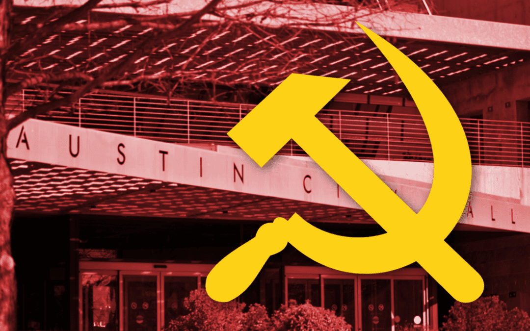 Socialist Austin City Hall Vandalized by Socialists