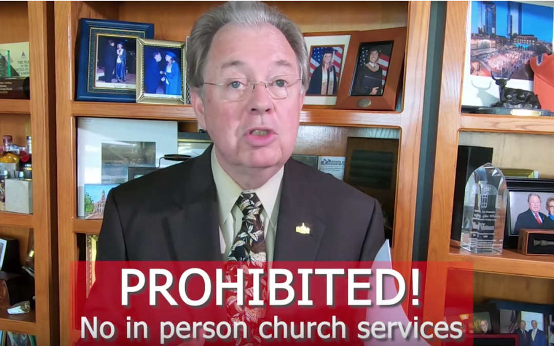 Elected Official Denies Banning In-Person Worship