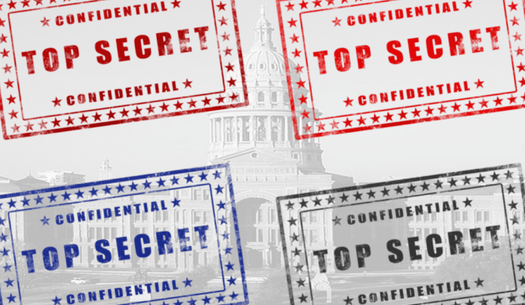 How Politicians Keep Secrets – Part 1