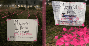 Pro-Life Memorial Vandalized at UT Austin