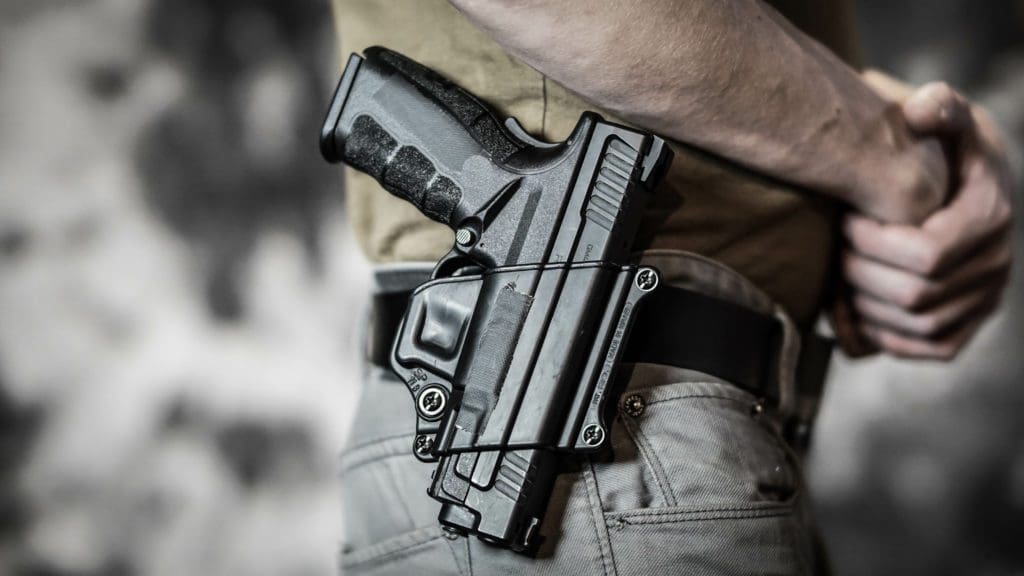 Image of Pistol in Holster