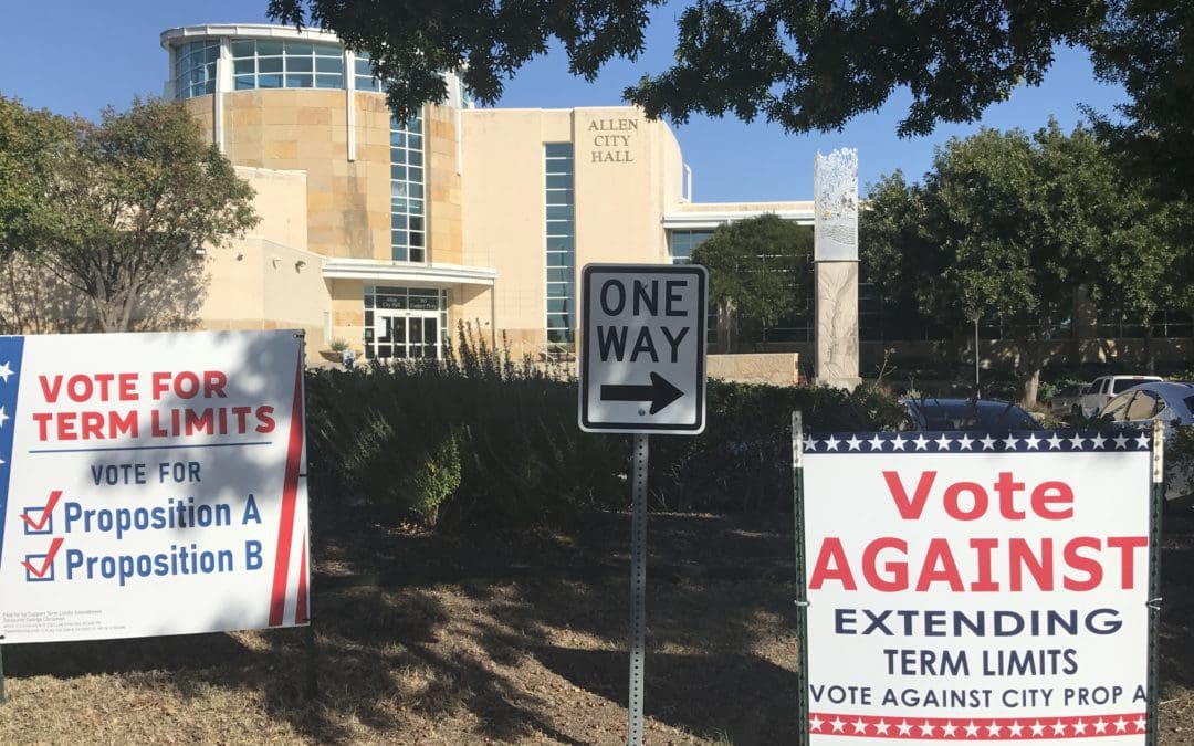 LOCAL ELECTION RESULTS: Allen Voters Reject Longer Term Limits