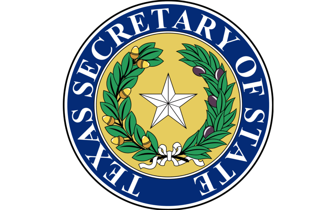 Texas Gov. Appoints John Scott as Secretary of State