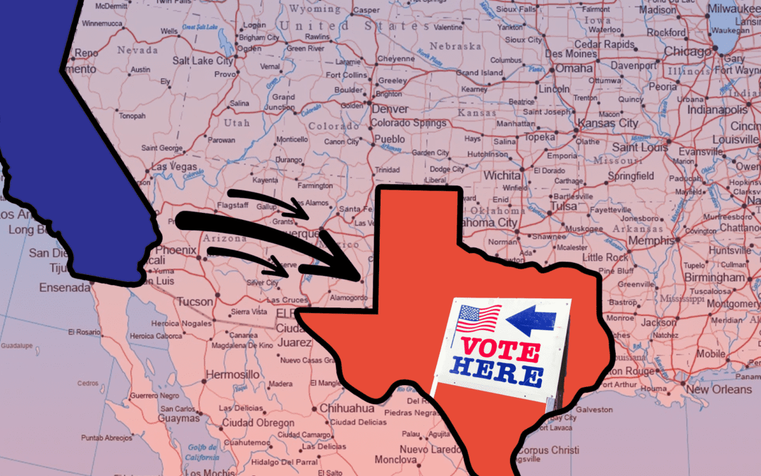 The California Effect on Texas Elections?