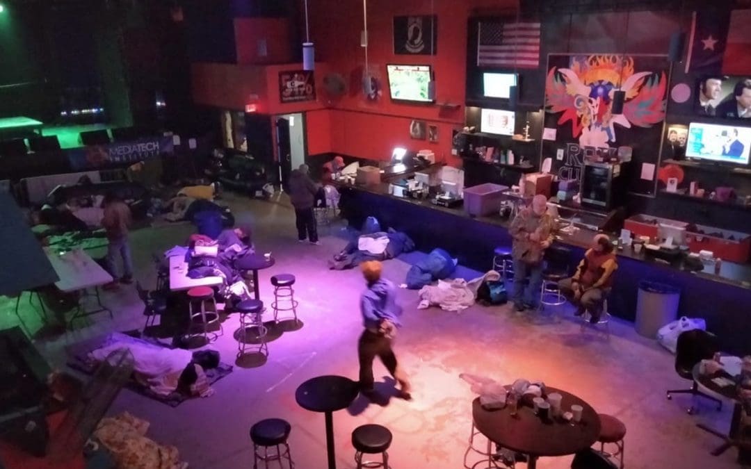 Fort Worth Club Shut Down by State Opens as Winter Storm Shelter