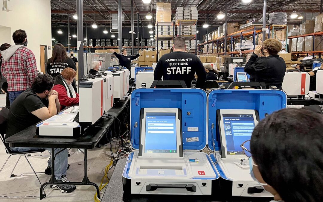 Fight To Safeguard Secret Ballot Continues in Harris County