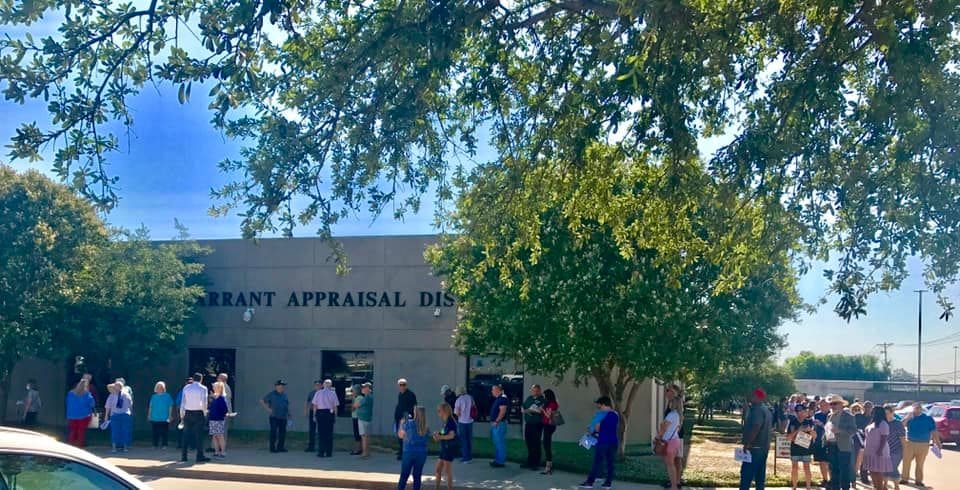 Protesters Hope ‘Heads Will Roll’ at Tarrant Appraisal District
