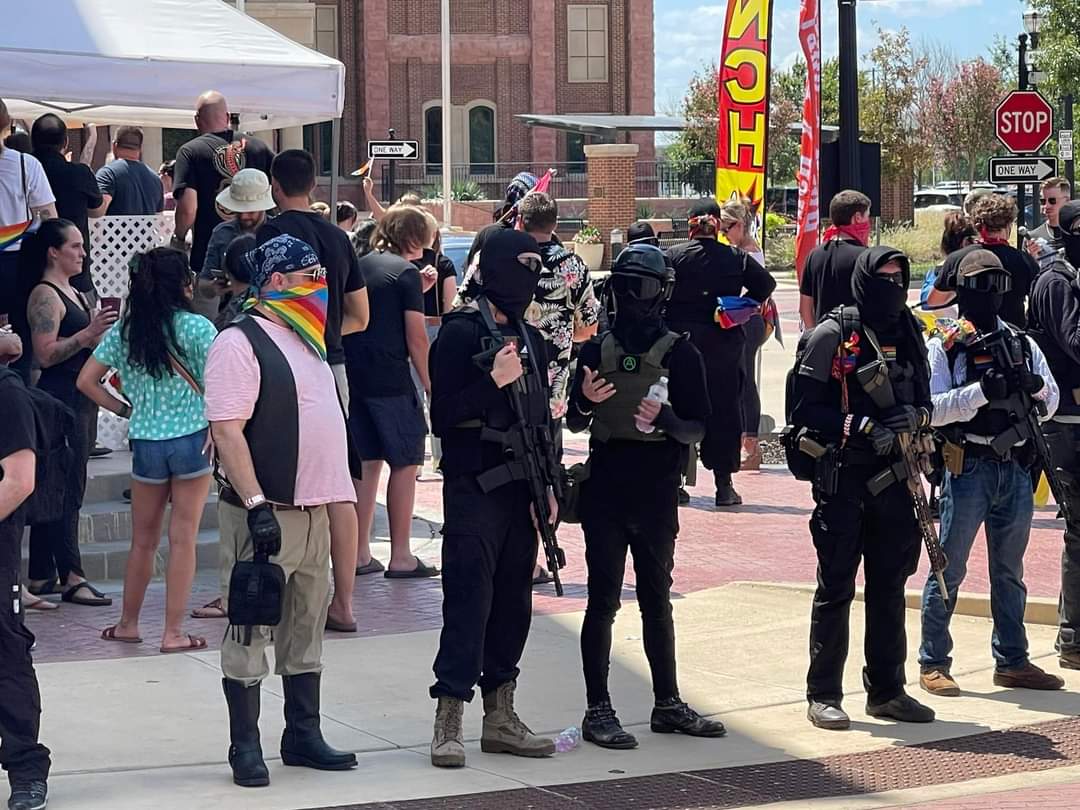 Armed Antifa Members Guard Drag Show for Kids in North Texas - Texas ...