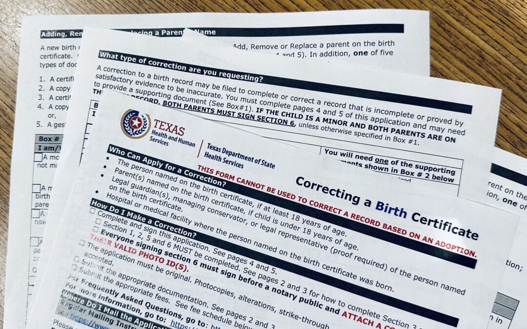 Birth Certificate ‘Sex Changes’ on the Rise in Texas