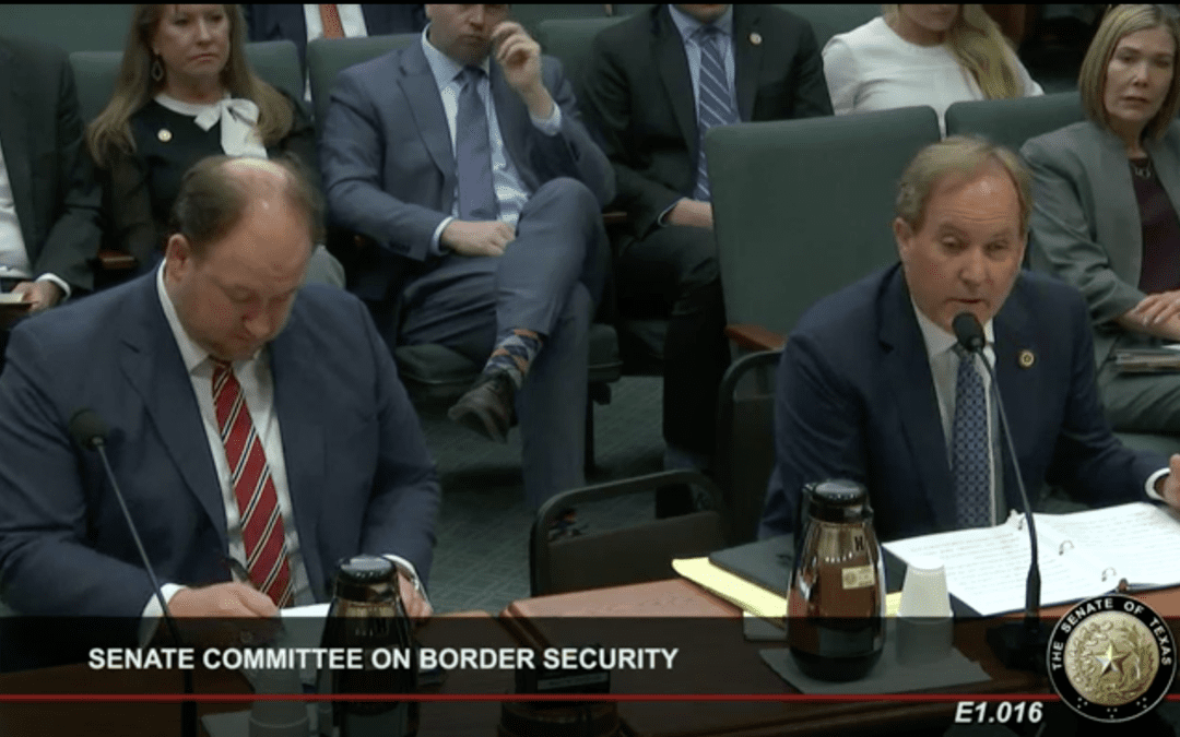 Paxton Talks Border Security at Senate Hearing