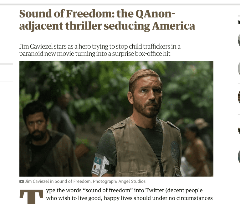 The Biased Press LIED About Sound of Freedom