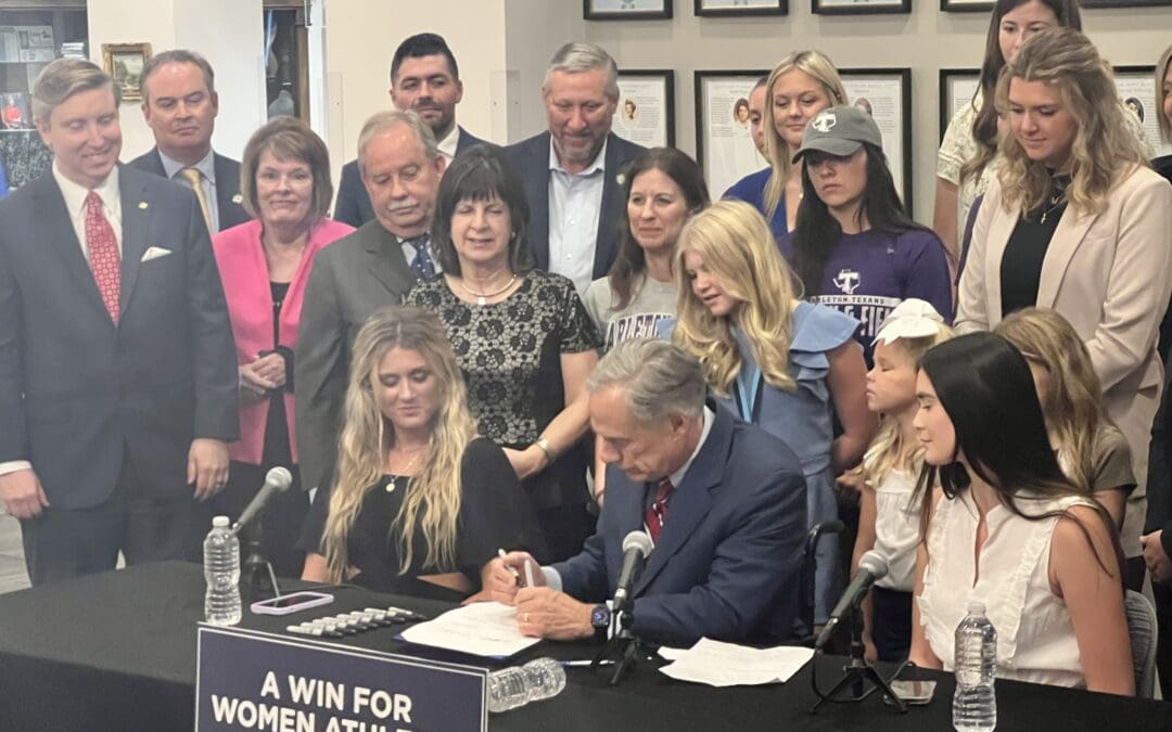 Advocates Cheer As Gov. Abbott Signs ‘Save Women’s Sports’ Act
