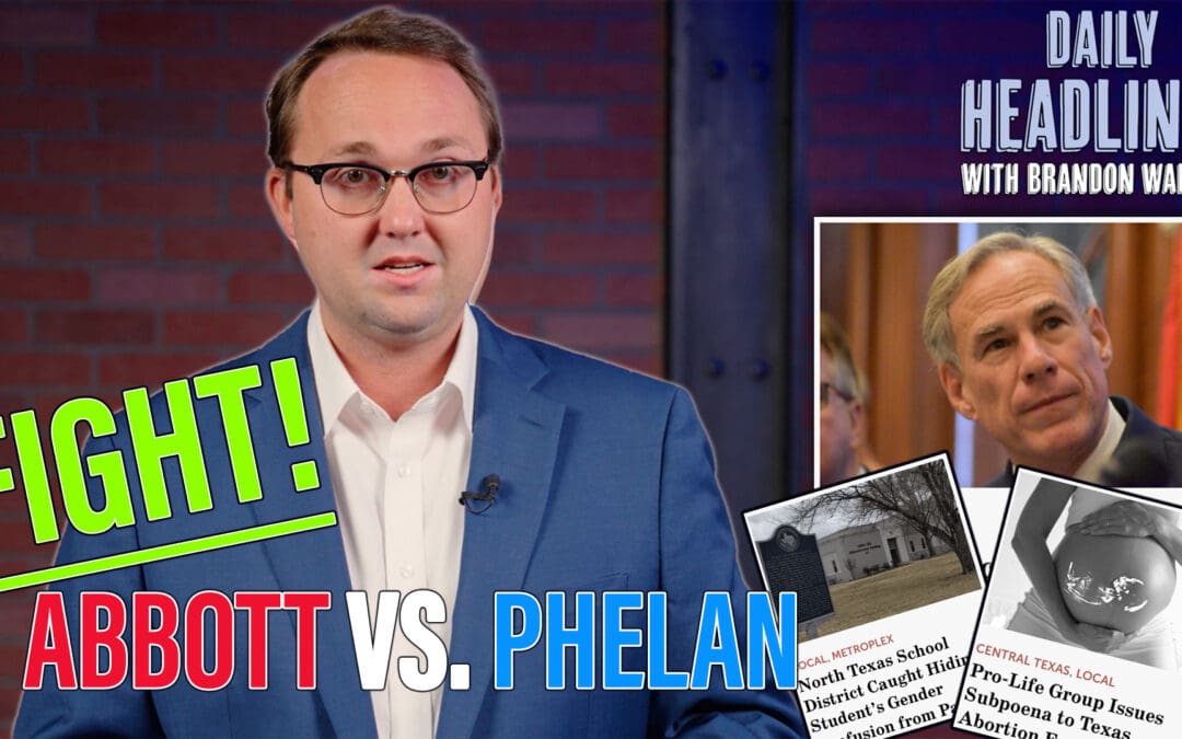 1/3/24 Greg Abbott vs. Dade Phelan?