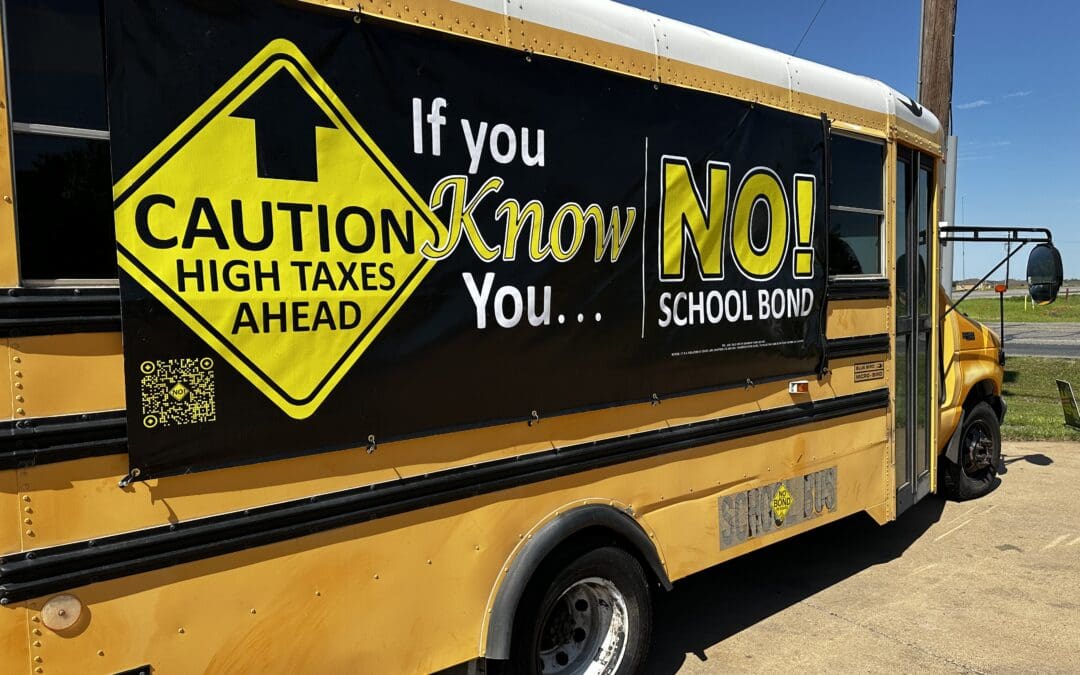 ‘No Bond Bus Tour’ Drives Home Message to Granbury ISD Voters