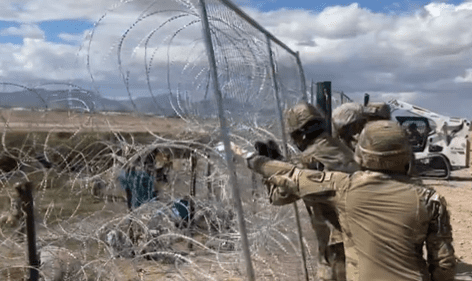 Anti-climb Fence Installed Near El Paso Following Border Rush
