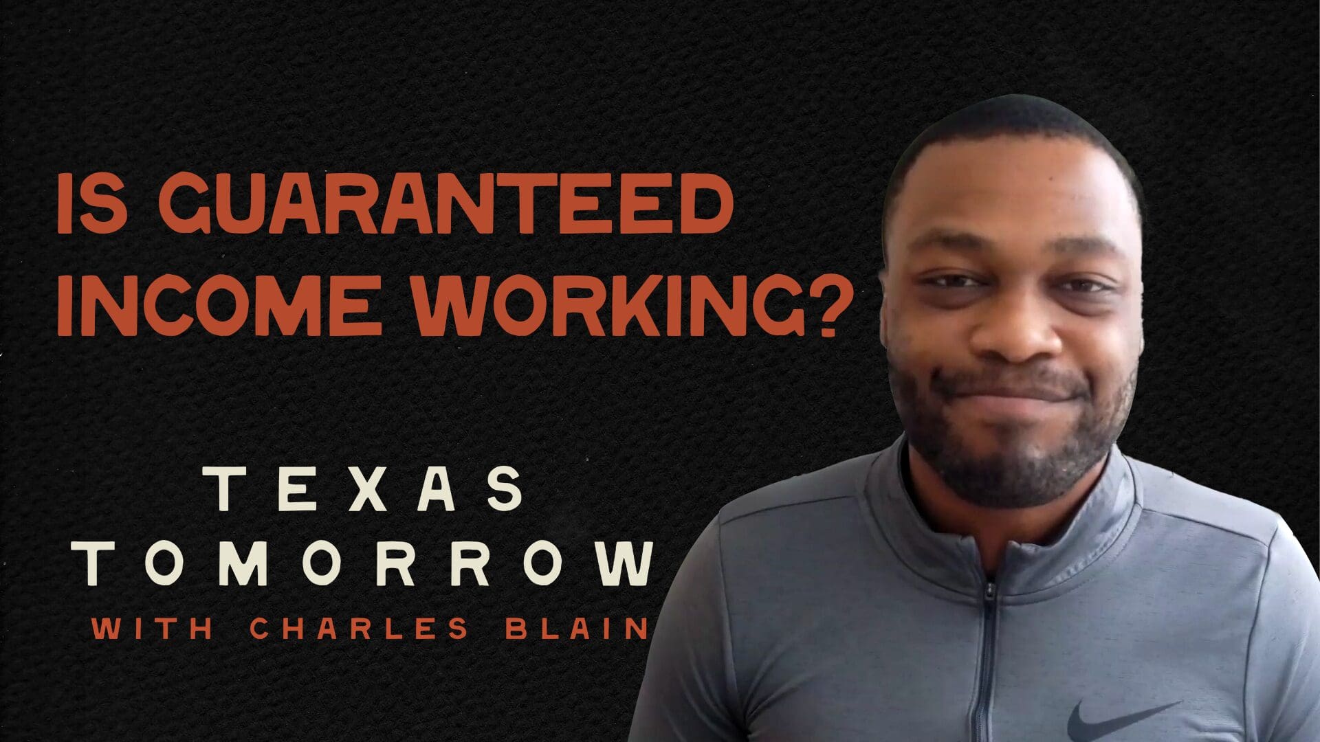 Is Guaranteed Income Working Texas Scorecard