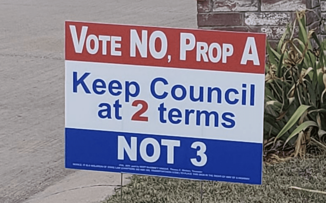 McKinney Puts Misleading Term Limit Language on November Ballot