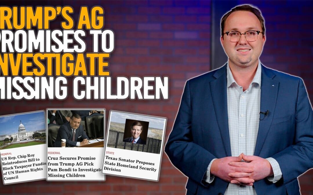 1/16/25 Trump’s AG Promises to Investigate Missing Children