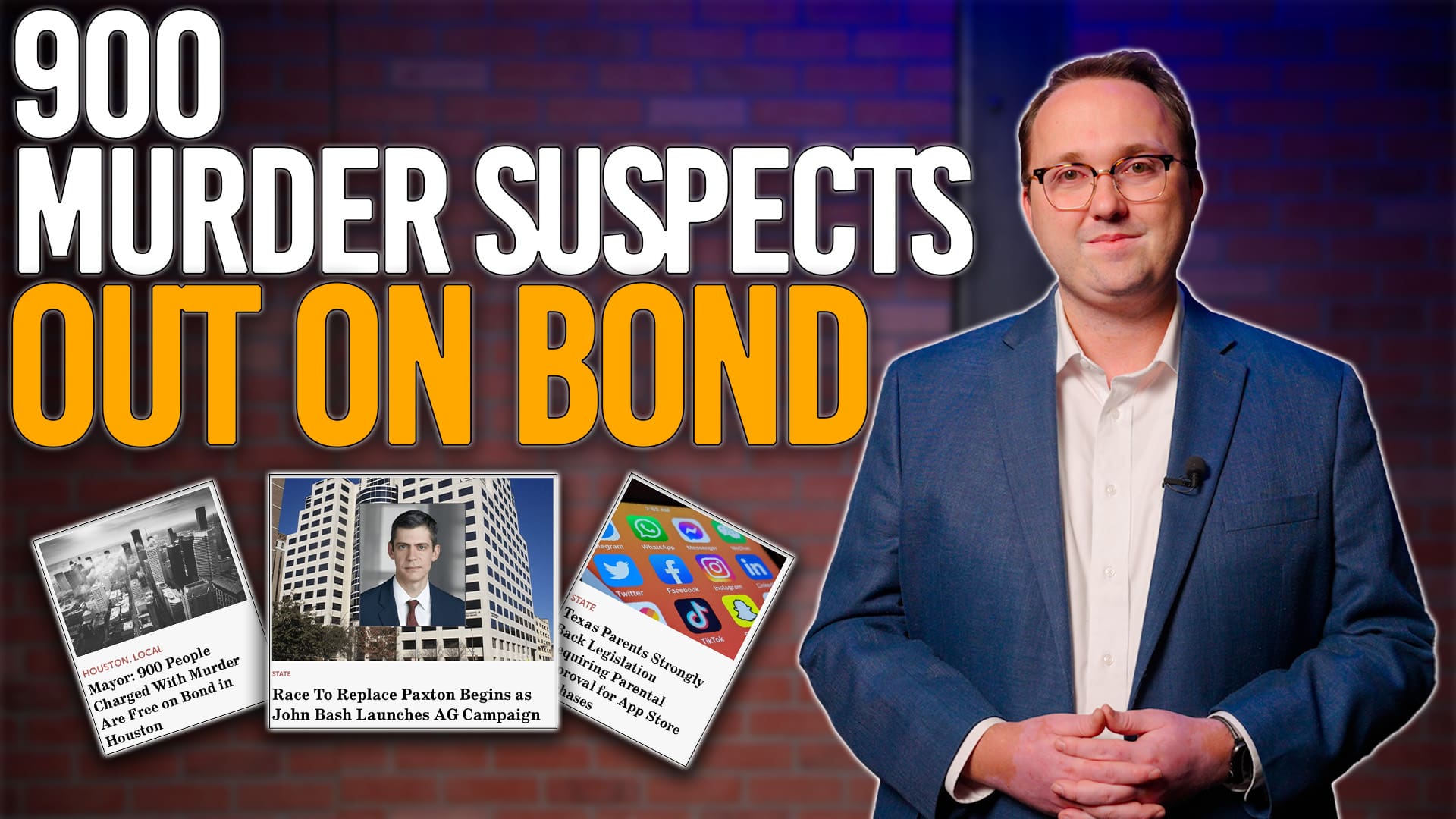 4/10/25 900 Murder Suspects Out on Bond - Texas Scorecard