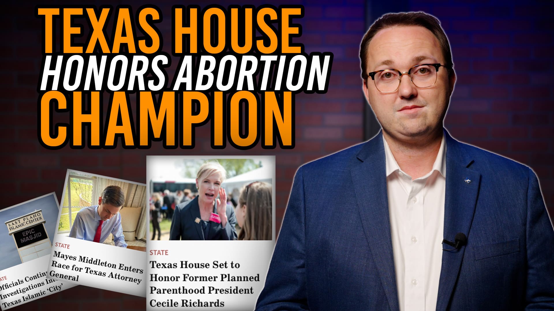 4/15/25 Texas House to Honor PLANNED PARENTHOOD President - Texas Scorecard