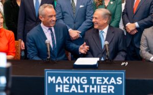  RFK Jr. Joins Abbott at Capitol to Champion MAHA Legislation