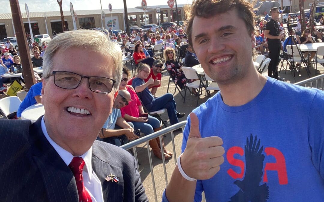 Patrick Pledges $1 Million To Put Turning Point USA Chapters in Every Texas School