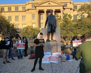 Left-wing Coalition Rallies Against Reform in Aggieland