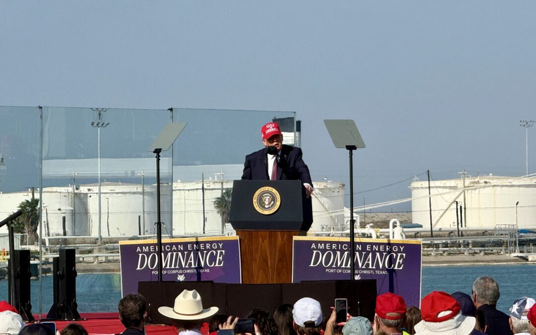 Trump Promotes ‘Energy Dominance’ in Corpus Christi Days Before Election 