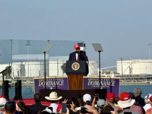 Trump Promotes ‘Energy Dominance’ in Corpus Christi Days Before Election 