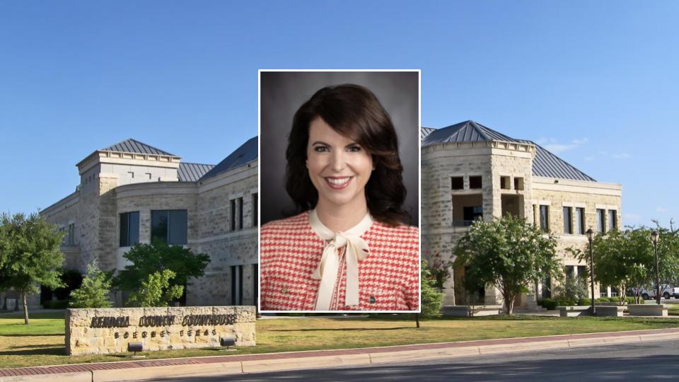 State Rep. Troxclair and Kendall County Courthouse