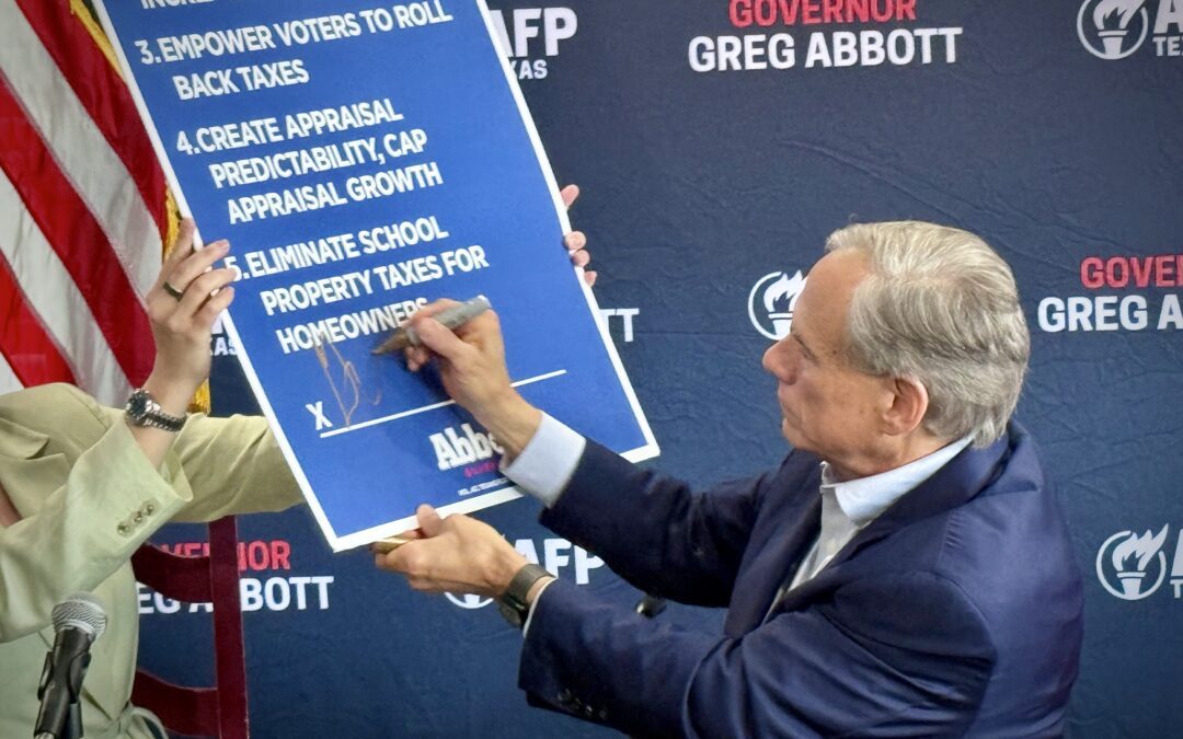 Abbott Presses Lawmakers To Back Property Tax Relief Plan