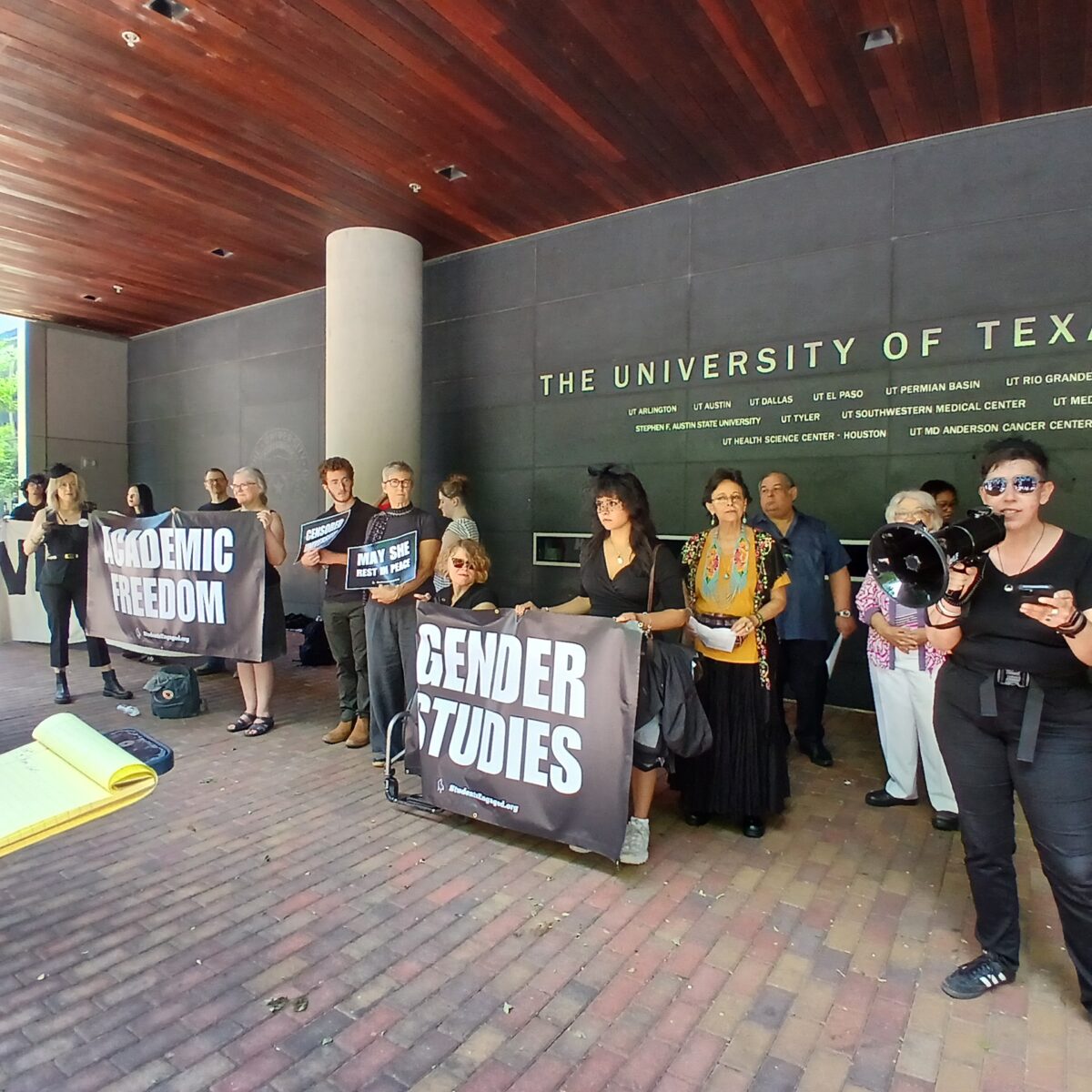 UT regent protest May 26