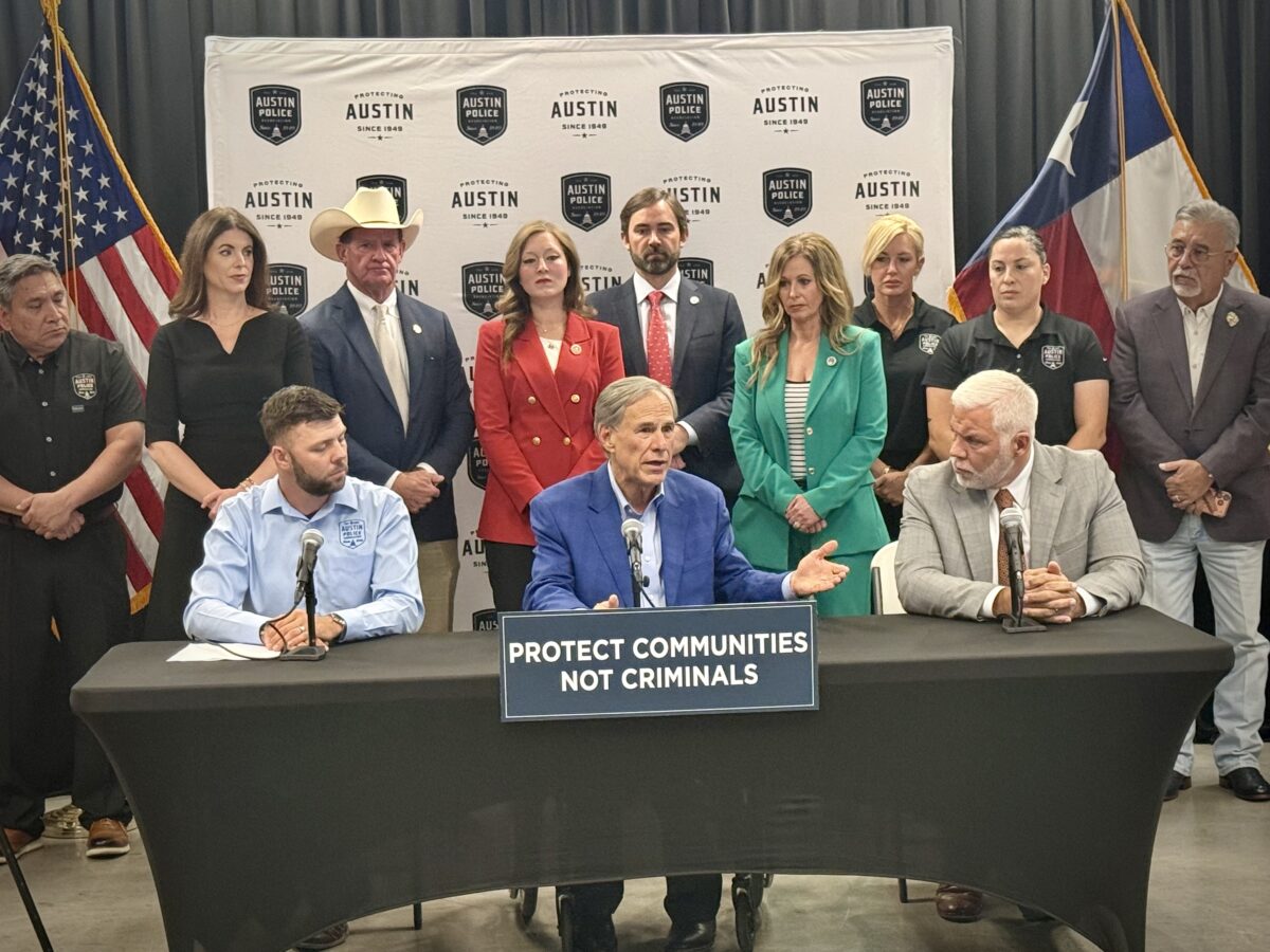 Greg Abbott and Law and Order Press Conference