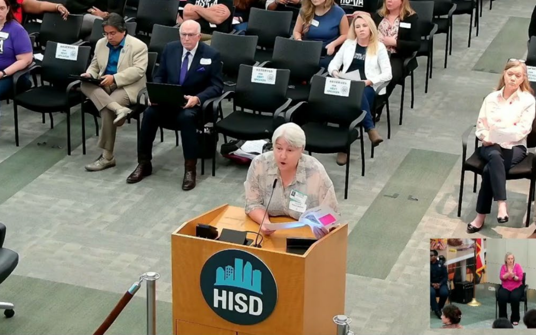 Activist Removed From Houston ISD Meeting for Reading Library Book Files First Amendment Lawsuit