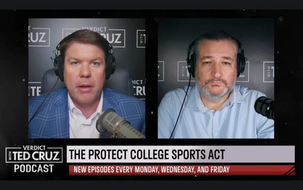 Sen Ted Cruz discusses "Protecting College Sports" act of 2026.