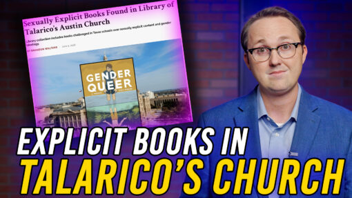 Explicit Books in Talarico’s Church