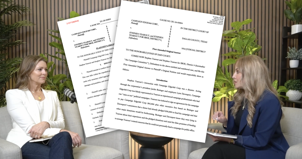 Lynn Davenport and Jackie Besinger of Campaign Edge 360 have been sued by a former candidate.