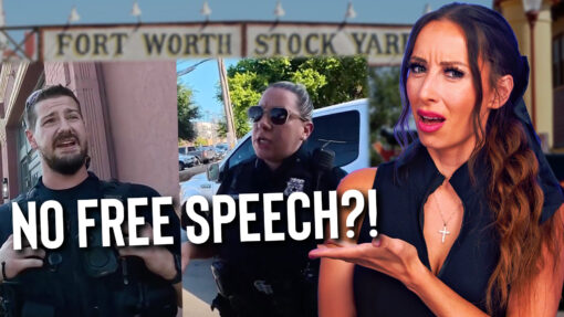 Texas Cop Says Offensive Speech is ILLEGAL?!