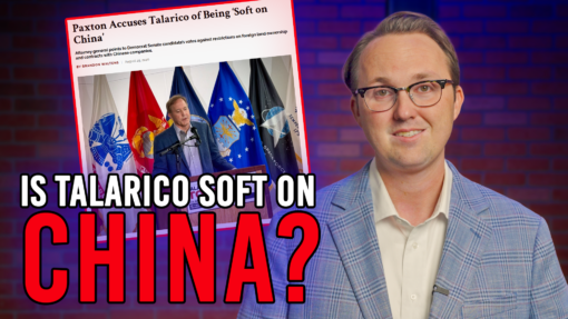 Is James Talarico Soft on China?