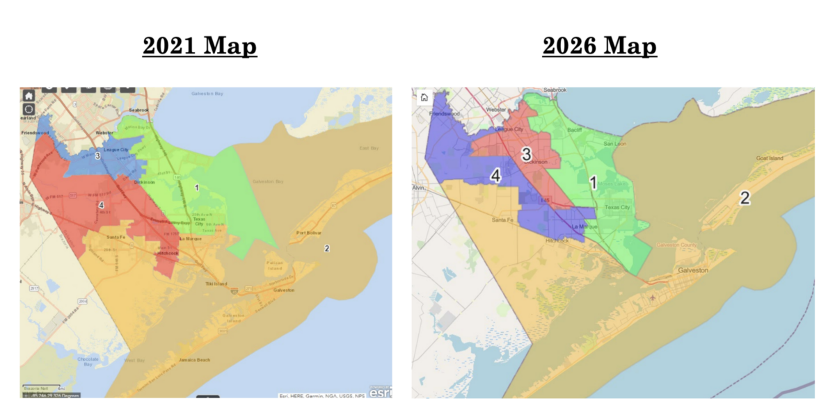 New Galveston County Precincts